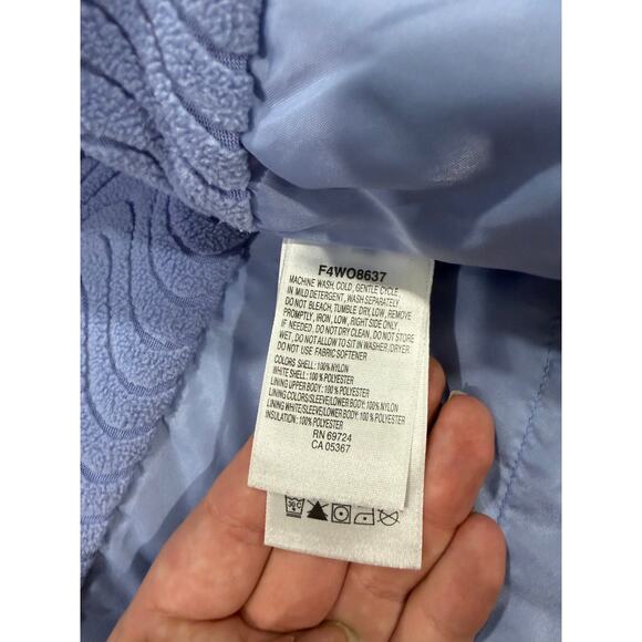 Columbia Vintage Core Women’s Medium Interchange Jacket Purple Reversible - Picture 4 of 4